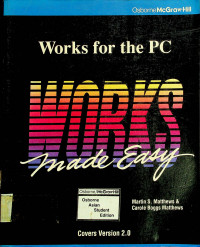 Works for the PC WORKS Made Easy, Covers Version 2.0