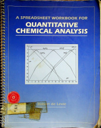 A SPREADSHEET WORKBOOK FOR QUANTITATIVE CHEMICAL ANALYSIS