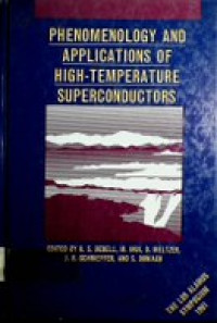 Image of PHENOMENOLOGY AND APPLICATIONS OF HIGH-TEMPERATURE SUPERCONDUCTORS