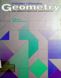 Geometry AN INVESTIGATIVE APPROACH, 2nd Edition