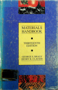 MATERIALS HANDBOOK, THIRTEENTH EDITION