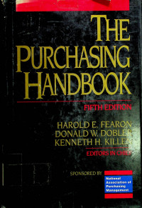 THE PURCHASING HANDBOOK FIFTH EDITION