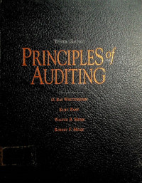 PRINCIPLES of AUDITING, TENTH EDITION