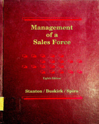 Management of a Sales Force Eighth Edition