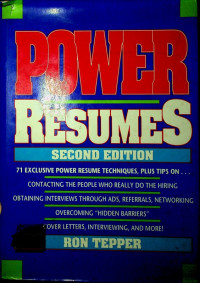 POWER RESUMES, Second Edition