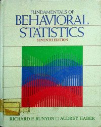 FUNDAMENTALS OF BEHAVIORAL STATISTICS, SEVENT EDITION