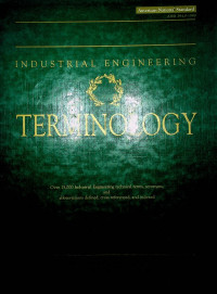 INDUSTRIAL ENGINEERING TERMINOLOGY, REVISED EDITION