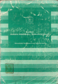 KAMUS BAHASA INDONESIA - BAHASA SUNDA II