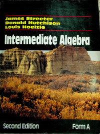 Intermediate Algebra Form A Second Edition