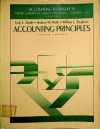 ACCOUNTING PRINCIPLES, FOURTH EDITION