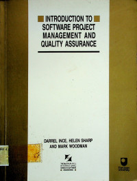 INTRODUCTION TO SOFTWARE PROJECT MANAGEMENT AND QUALITY ASSURANCE