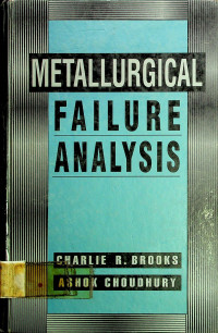 METALLURGICAL FAILURE ANALYSIS