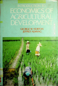 INTRODUCTION TO ECONOMICS OF AGRICULTURAL DEVELOPMENT