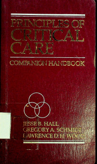 PRINCIPLES OF CRITICAL CARE; COMPANION HANDBOOK