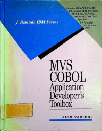 MVS COBOL Application Developer's Toolbox