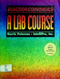 MACROECONOMICS A LAB COURSE