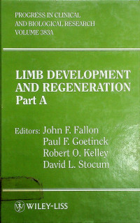 LIMB DEVELOPMENT AND REGENERATION Part A