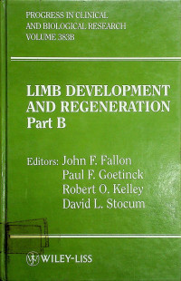 LIMB DEVELOPMENT AND REGENERATION Part B