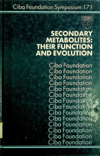 SECONDARY METABOLITES : THEIR FUNCTION AND EVOLUTION