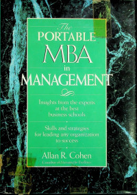 The PORTABLE MBA in MANAGEMENT