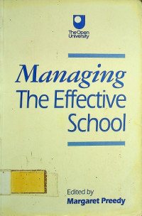 Managing The Effective School