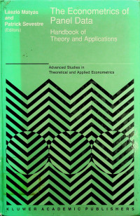 The Econometrics of Panel Data; Handbook of Theory and Applications