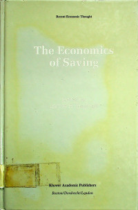 The Economics of Saving