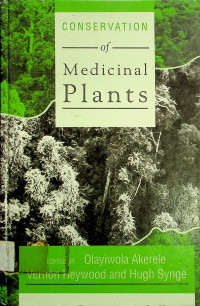 CONSERVATION of Medicinal Plants