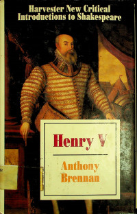 Harvester New Critical Introductions to Shakespeare: Henry V