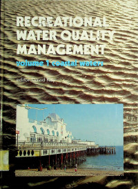 RECREATIONAL WATER QUALITY MANAGEMENT volume 1 coastal waters