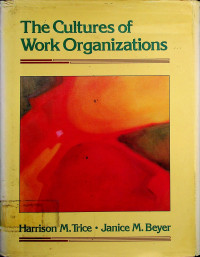 The Cultures of Work Organizations