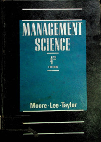 MANAGEMENT SCIENCE, 4TH EDITION