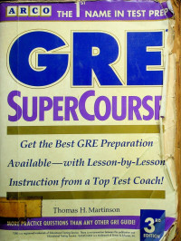 GRE SUPERCOURSE