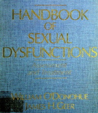 HANDBOOK OF SEXUAL DYSFUNCTIONS; Assessment and Treatment