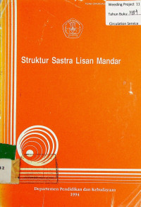 STRUKTUR SASTRA LISAN MANDAR