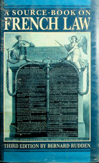 A SOURCE-BOOK ON FRENCH LAW, THIRD EDITION