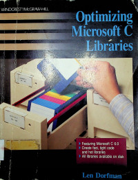 Optimizing Microsoft C Libraries