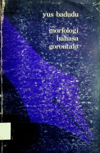morfologi bahasa gorontalo