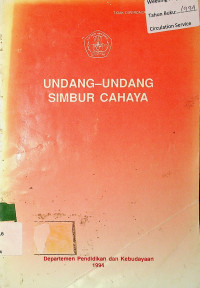 UNDANG-UNDANG SIMBUR CAHAYA