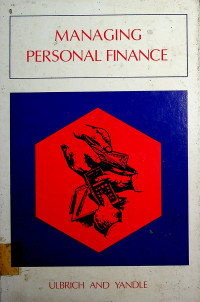 MANAGING PERSONAL FINANCE
