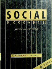 SOCIAL RESEARCH, THEORY AND METHODS