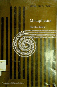 Metaphysics, fourth edition