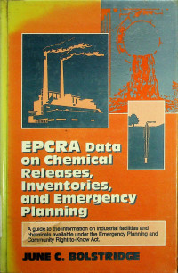 EPCRA Data on Chemical Releases, Inventories, and Emergency Planning: A guide to the information on industrial facilities and chemicals available under the Emergency Planning and Community Right-to-Know Act.