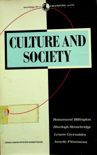 CULTURE AND SOCIETY