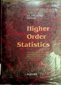 Higher Order Statistics: Proceedings of the International Signal Processing Workshop on Higher Order Statistics Chamrousse, France July 10-12, 1991