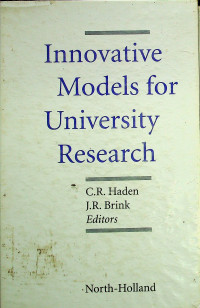 Innovative Models for University Research