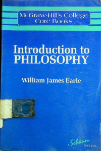 Introduction to PHILOSOPHY