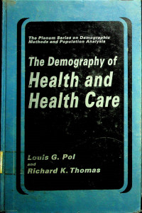 The Demography of Health and Health Care