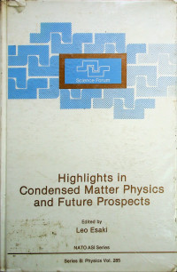 Highlights in Condensed Matter Physics and Future Prospects