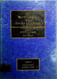 THE ENCYCLOPEDIA OF HIGHER EDUCATION Volume 2